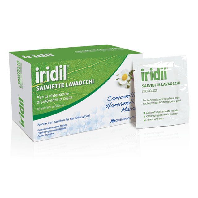 Iridil Augenwaschlösung – 28 Tücher