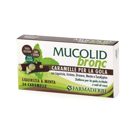 Mucolid Bronc – 24 Bonbons mit Lakritze