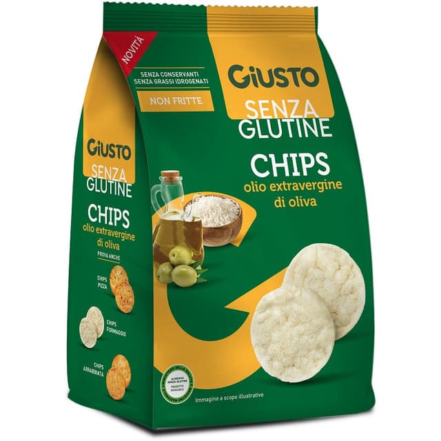 GIUSTO S/G CHIPS OLIO EVO 40G
