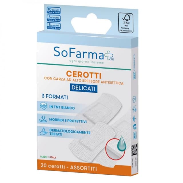 Delicate Pflaster Sortiment – 20 Stück