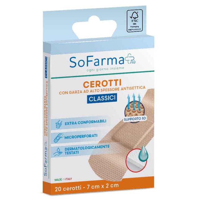 Klassisches Pflaster 7x2 cm – 20 Stück