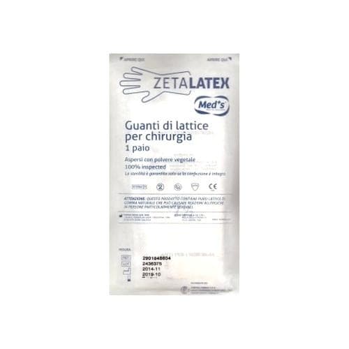 Zabban Sterile Chirurgen-Handschuhe Latex Größe 8 – 1 Paar