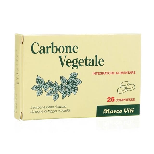 Carbone Vegetale – 25 Tabletten von Viti