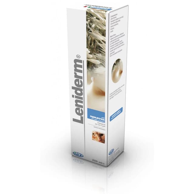 LENIDERM-SPUMA DETERG.200ML VET
