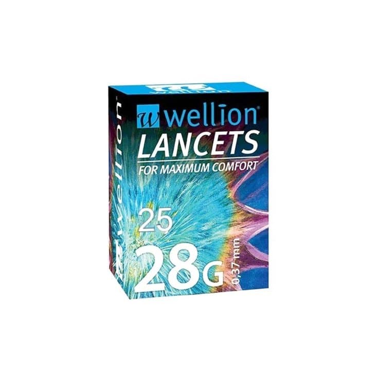 Wellion Lanzetten G28 – 25 Stück