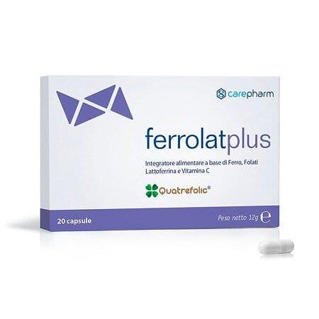 Eisen + Vitamin C – 20 Kapseln | Ferrolat Plus