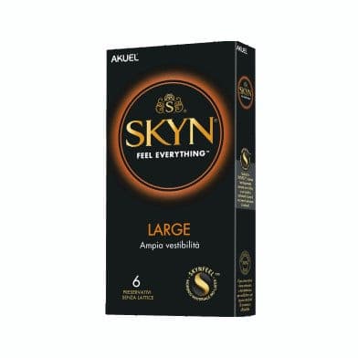 Akuel Skyn Large – 6 latexfreie Kondome aus Polyisopren