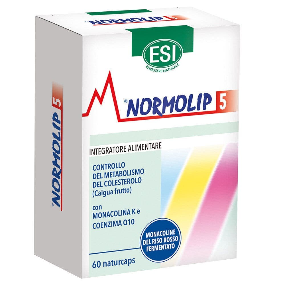 Roter Reis + Coenzym Q10 – 30 Kapseln mit rotem Reis und Pflanzenstoffen | Normolip 5