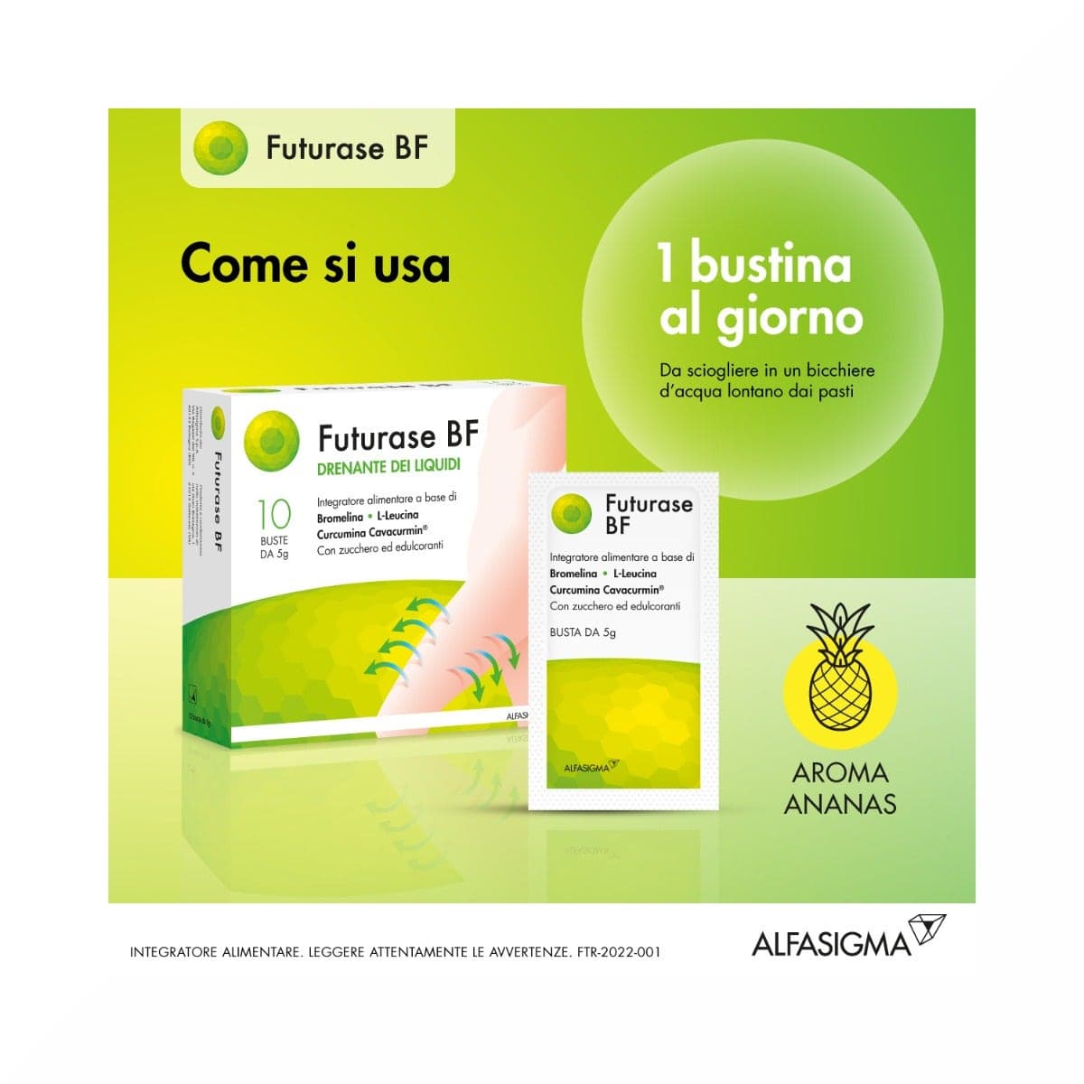 L-Leucin + Curcuma – 10 Beutel à 5 g | Futurase BF