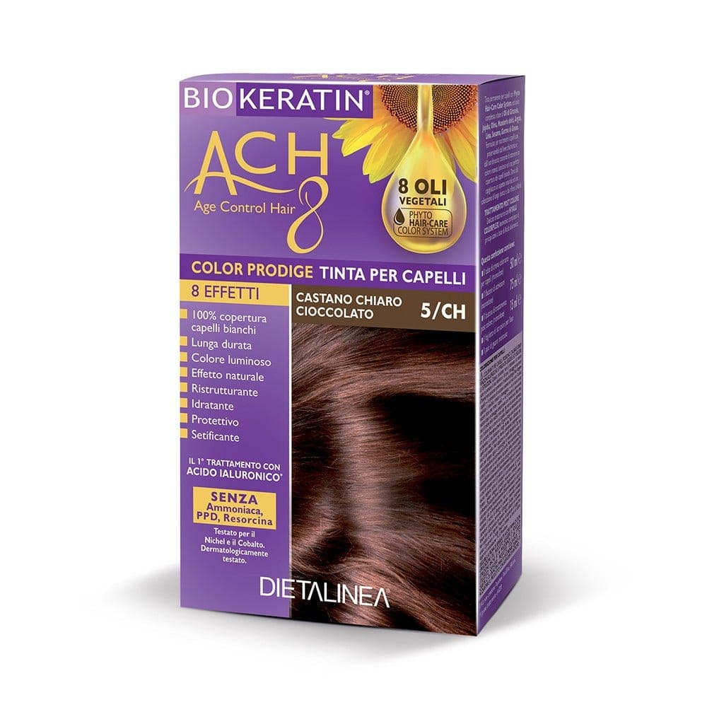 Biokeratin ACH8 Haarfarbe 5/CH Schokoladenbraun
