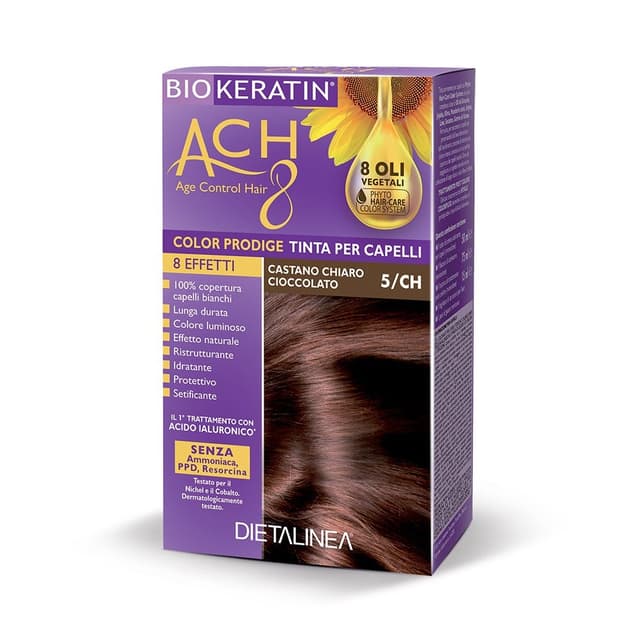 Biokeratin ACH8 Haarfarbe 5/CH Schokoladenbraun