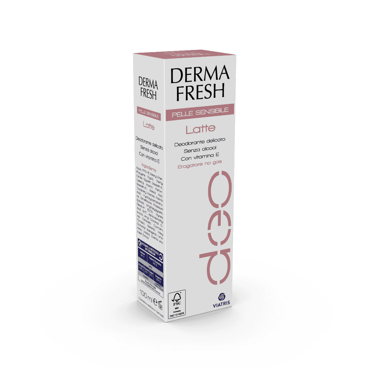 Dermafresh Deo Latte pelli sensibili – 100 ml Deo für empfindliche Haut
