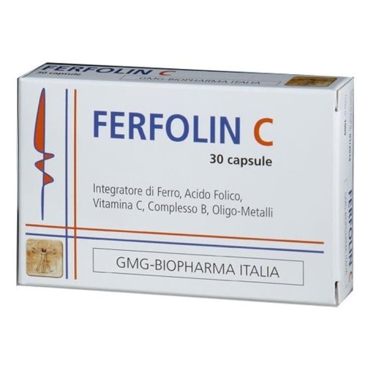 Ferfolin C – 30 Kapseln mit Eisen, Folsäure und Vitamin C