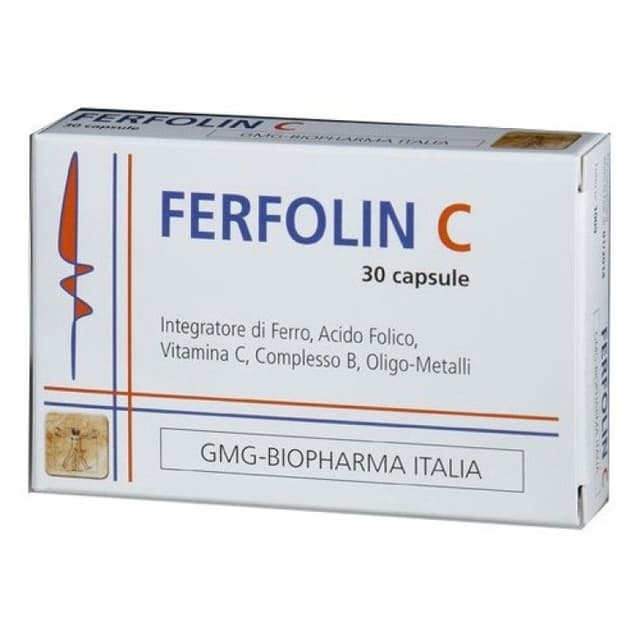 Ferfolin C – 30 Kapseln mit Eisen, Folsäure und Vitamin C