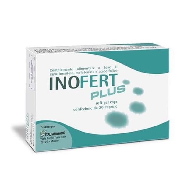 Inofert Plus – 20 Softgel-Kapseln mit Myo-Inositol & Folsäure