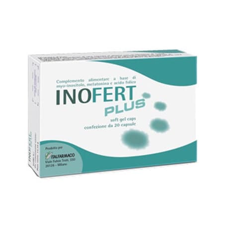 Inofert Plus – 20 Softgel-Kapseln mit Myo-Inositol & Folsäure