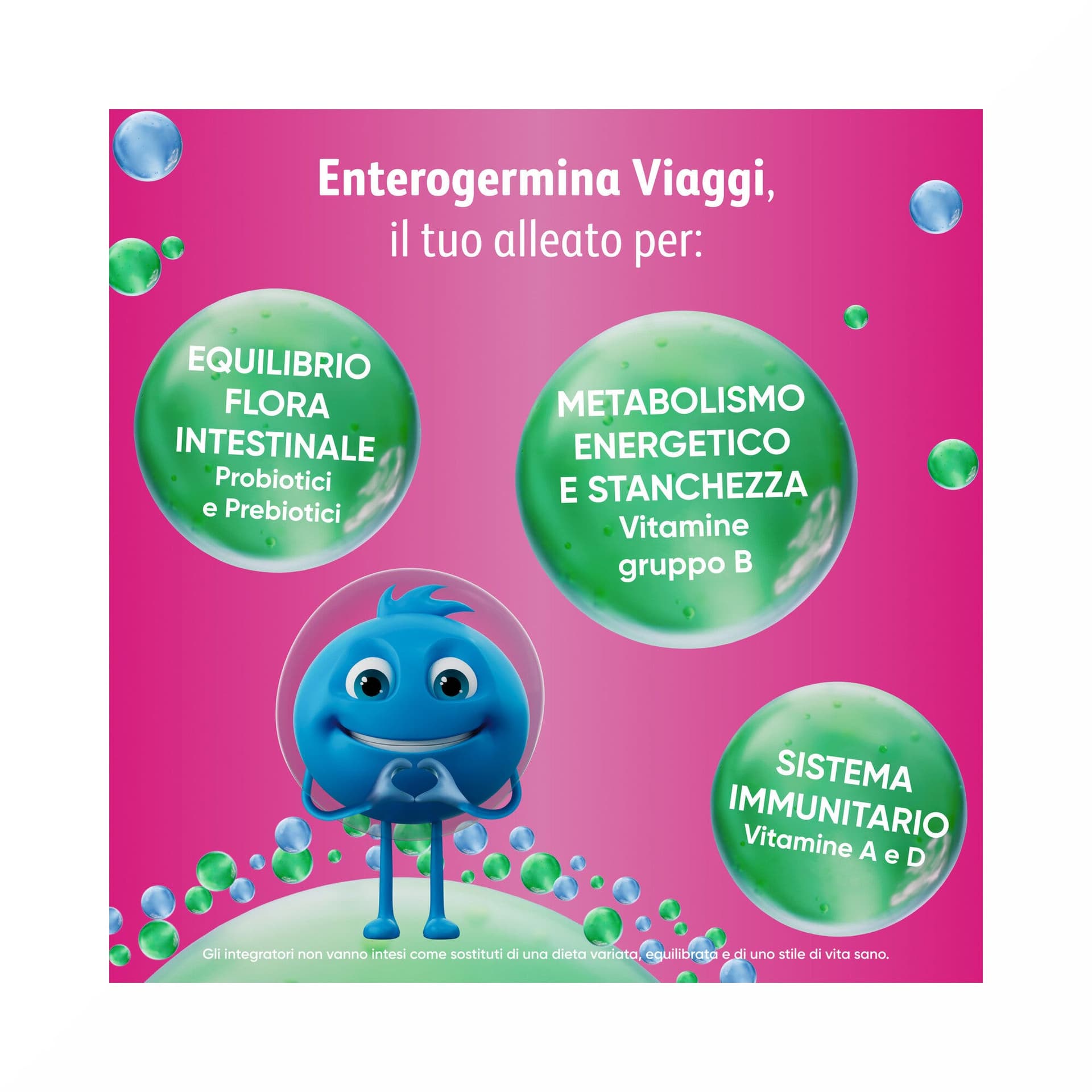 Saccharomyces boulardii + Multivitamine – 12 Beutel | Enterogermina Reisen