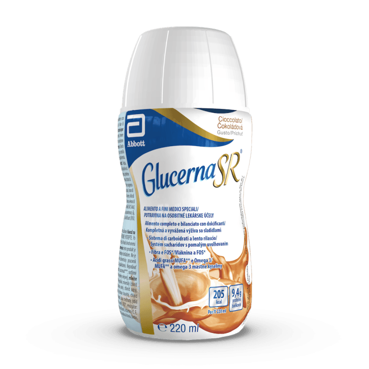 Glucerna SR Trinknahrung Schokolade – 220 ml Flasche