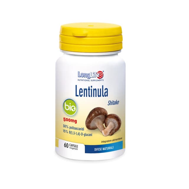 LongLife Lentinula Bio Shiitake – 60 Kapseln