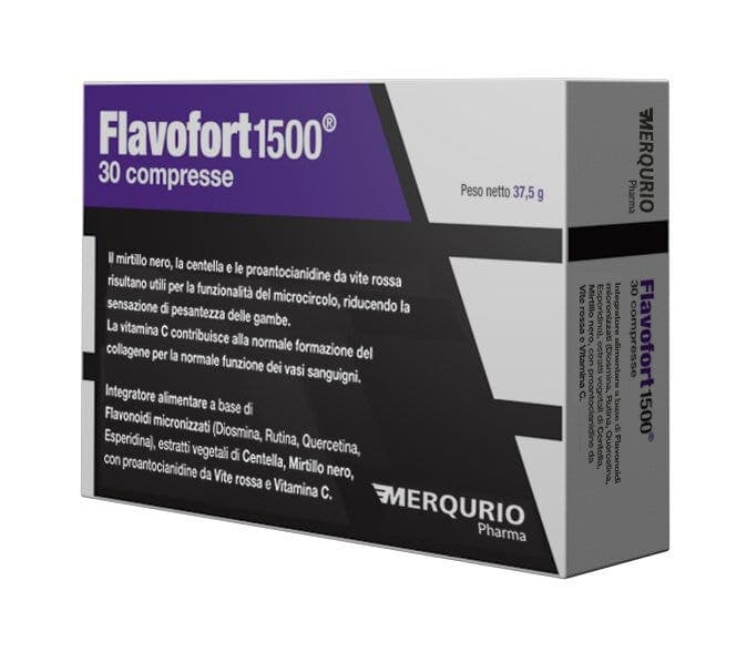 Diosmin + Centella (Gotu Kola) – 30 Tabletten | Flavofort 1500