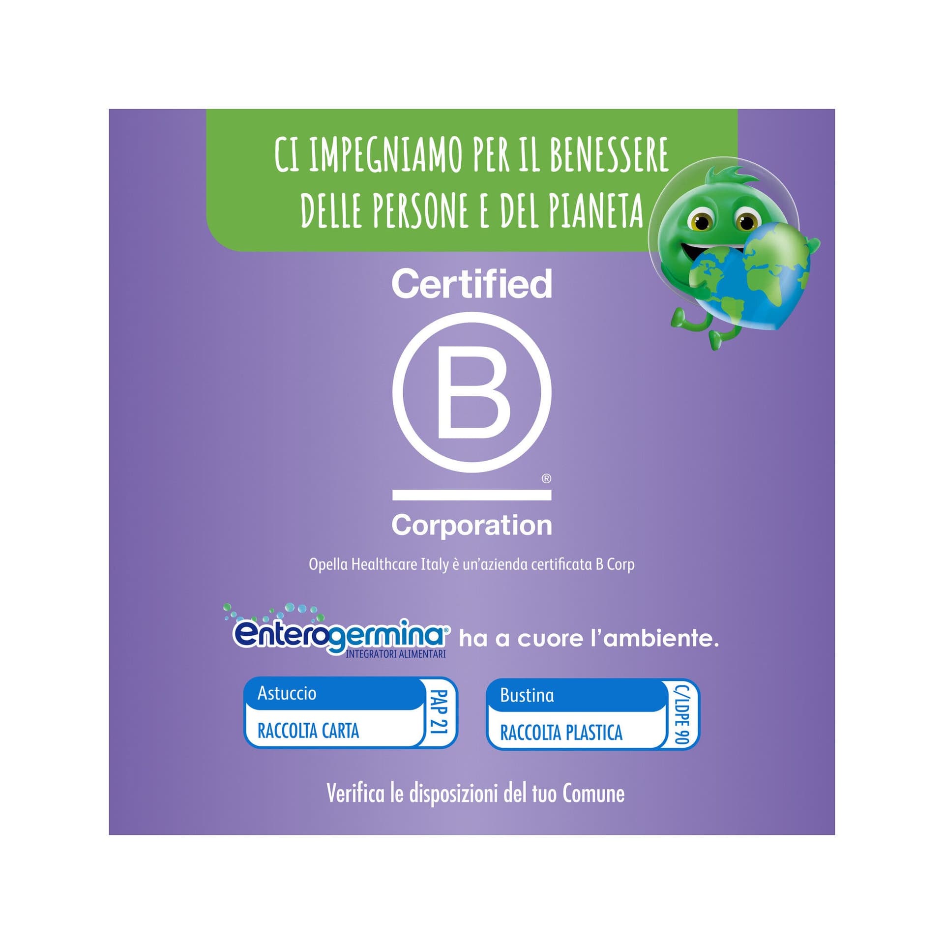 Probiotika mit Milchsäurebakterien – 20 Stickpack Beutel | Enterogermina Gonfiore