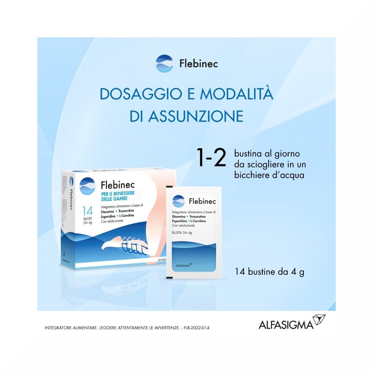 Diosmin + Rutin – 14 Beutel à 4 g | Flebinec
