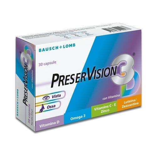 Omega-3 DHA + Vitamin C – 30 Tabletten | PreserVision 3 Integ