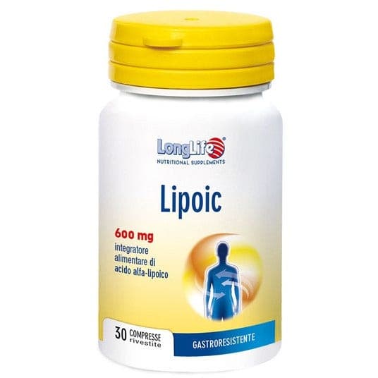 LONGLIFE LIPOIC 30CPS 600MG