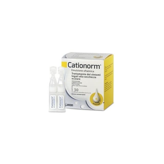 Cationorm Augentropfen – 30 Monodosen à 0,4 ml
