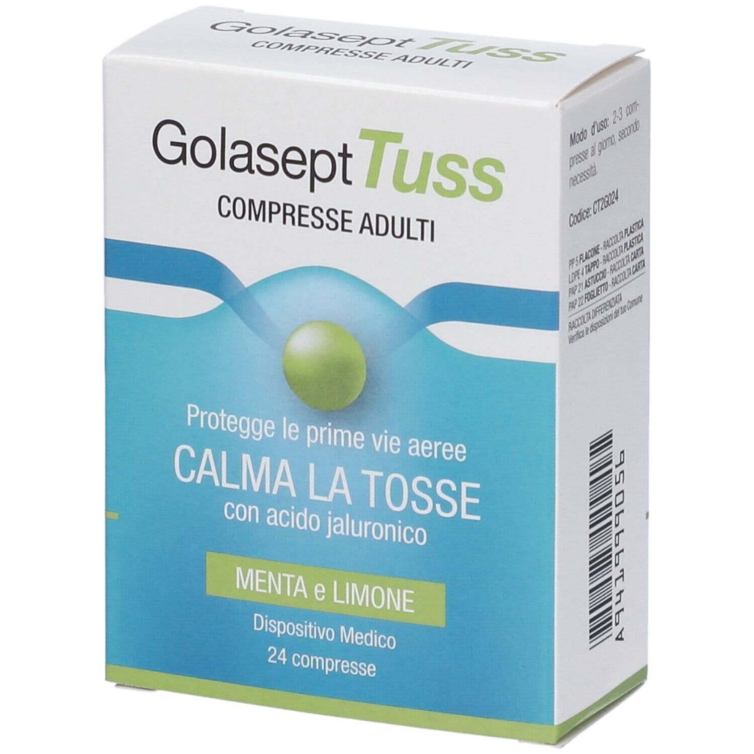 GOLASEPT TUSS PROPOLI DM 24CPR