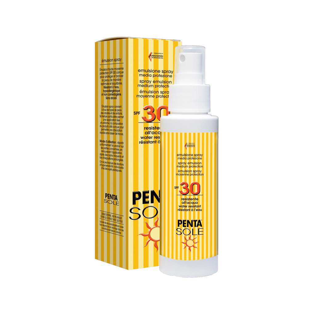 Penta Sole Sonnenschutz-Emulsion Spray LSF 30 – Sonnenspray für Gesicht & Körper