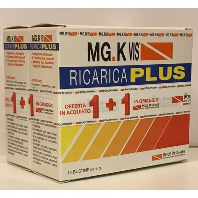 MgK Vis Ricarica Plus – Magnesium & Kalium, 14+14 Beutel
