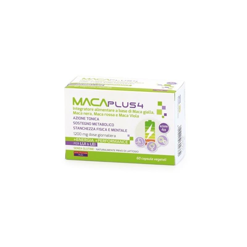 Maca Plus 4 – 60 Kapseln mit Maca-Wurzel