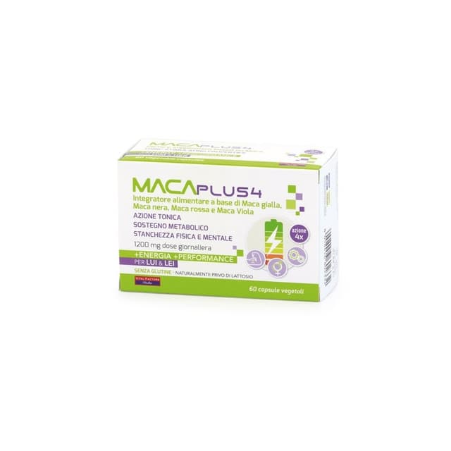 Maca Plus 4 – 60 Kapseln mit Maca-Wurzel