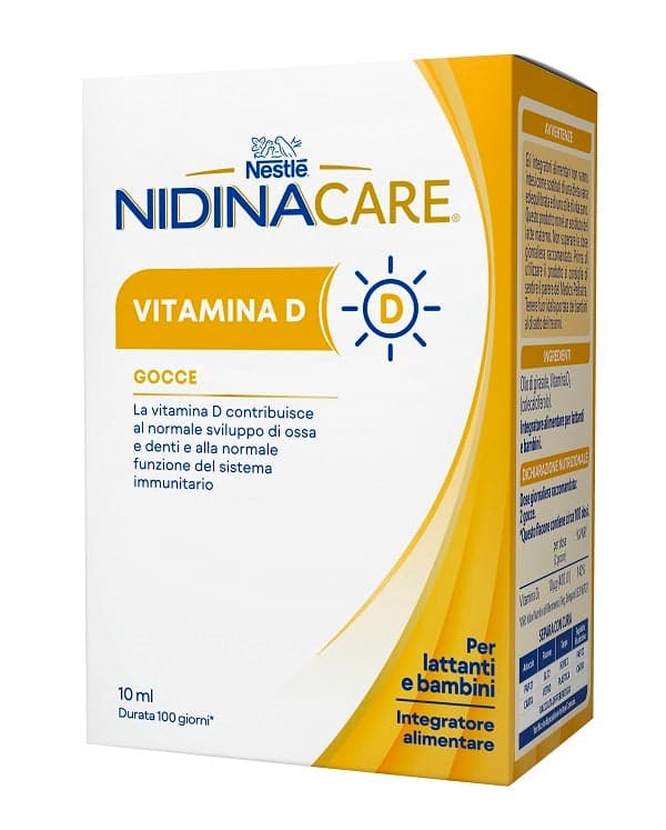 Nidinacare Vitamin D Tropfen – 10 ml für Säuglinge und Kinder