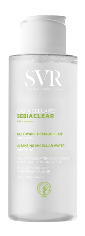 SVR Sebiaclear Eau Micellaire – Mizellenwasser für unreine Haut 100 ml