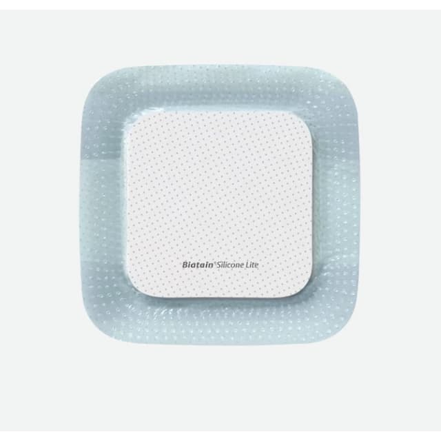 Biatain Silicone Lite – 5 x 5 cm, 5 Stück