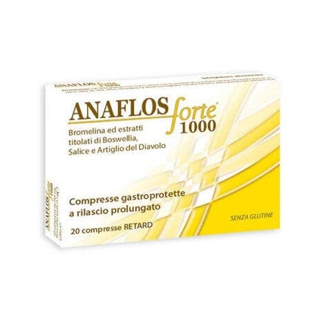 Bromelain + Weihrauch (Boswellia) – 20 Tabletten | Anaflos Forte