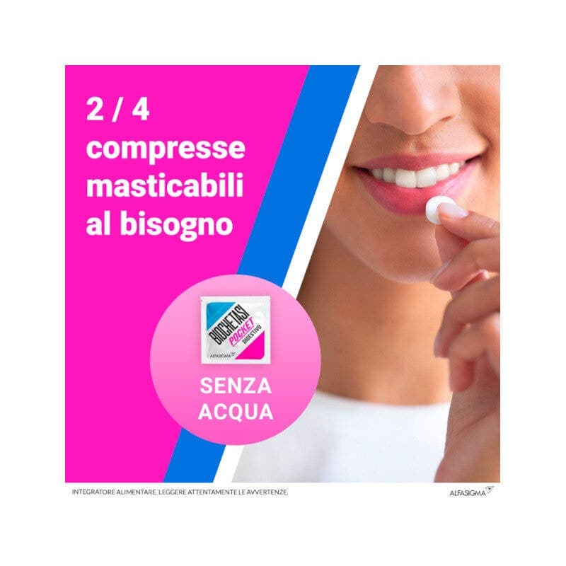 Biochetasi Digestione Pocketpack – 18 Tabletten Verdauung