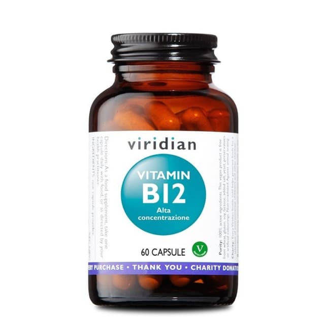 Viridian Vitamin B12 High – 60 Kapseln