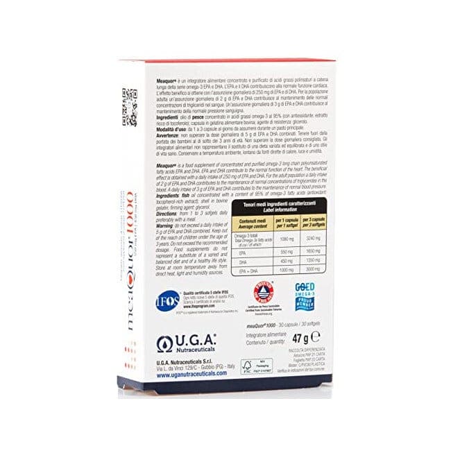 Omega-3 – 30 Kapseln | Meaquor 1000