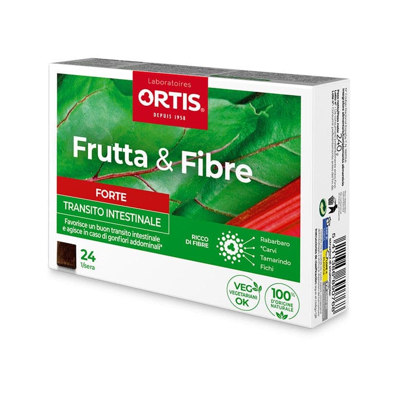 FRUTTA E FIBRE FORTE 24CUBETTI