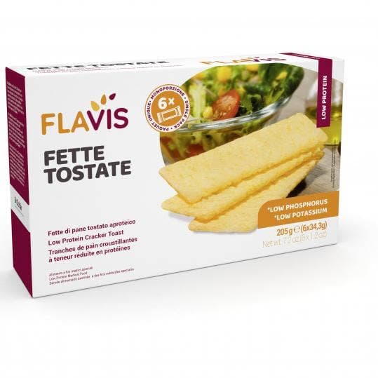 Flavis Fette Tostate – eiweißarmer Zwieback 205 g