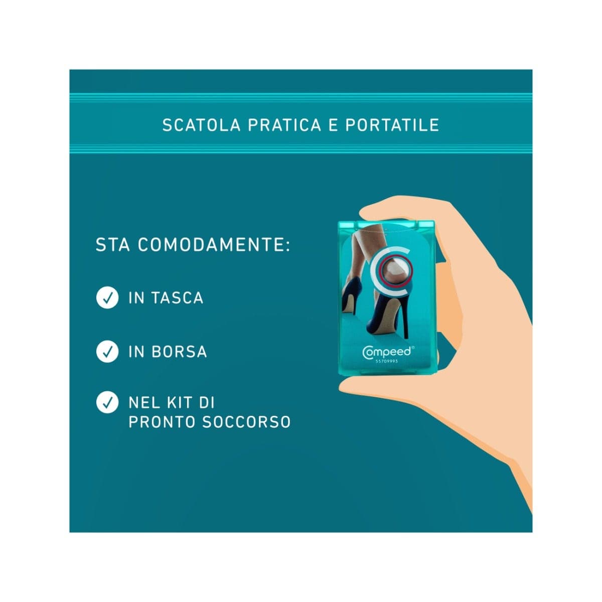 COMPEED Blasenpflaster Absätze – 5 Stück