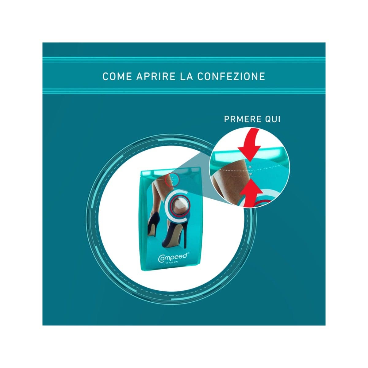 COMPEED Blasenpflaster Absätze – 5 Stück