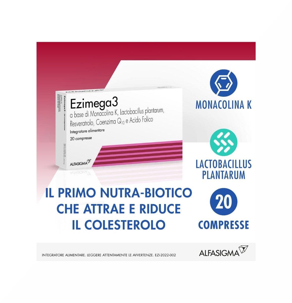 Omega-3 EPA & DHA – 20 Tabletten | Ezimega 3