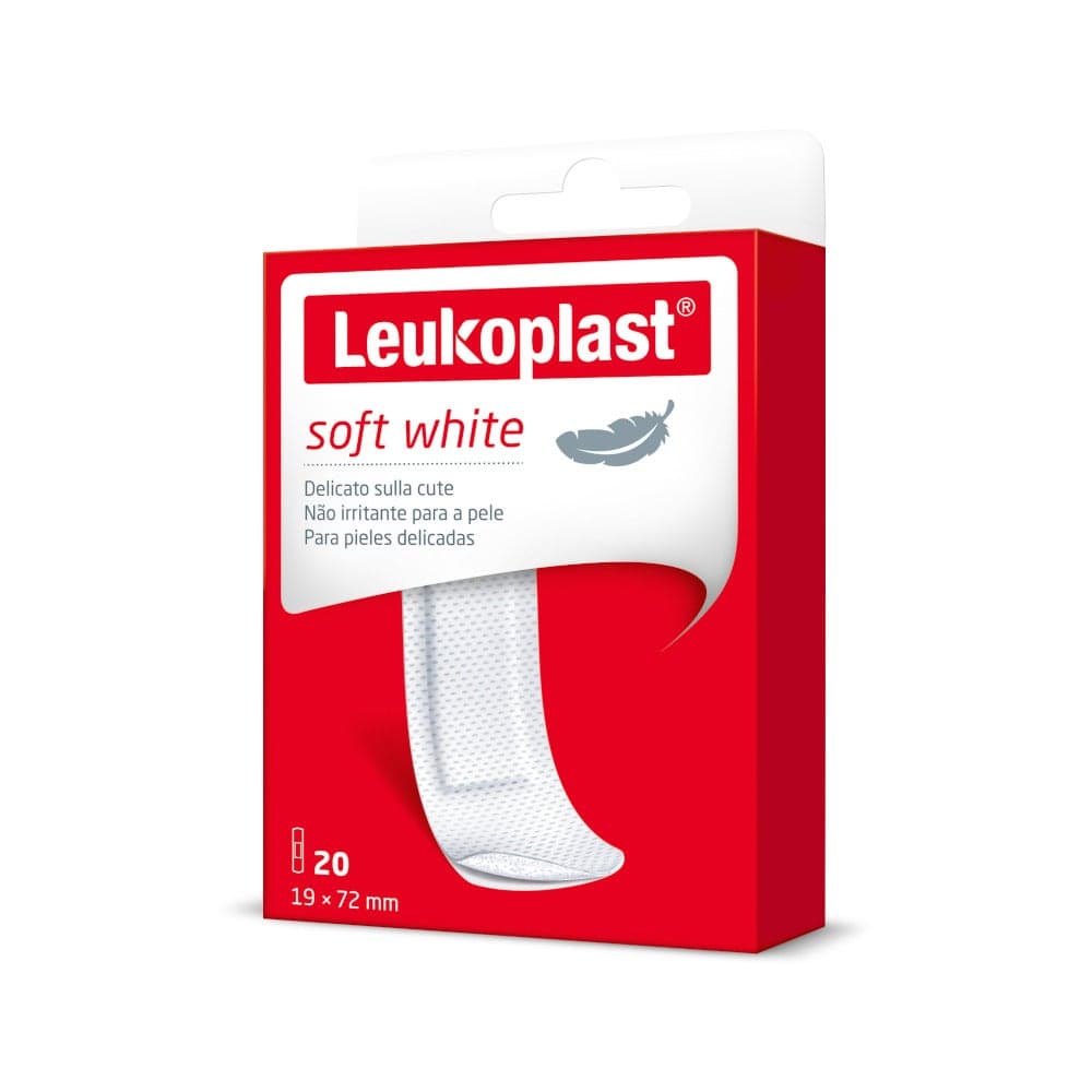 Leukoplast Soft White – 20 Pflaster 72×19 mm