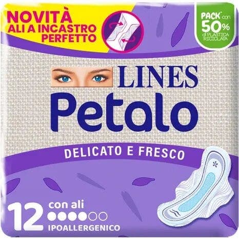 Lines Petalo Ultra Flügel – 12 Stück