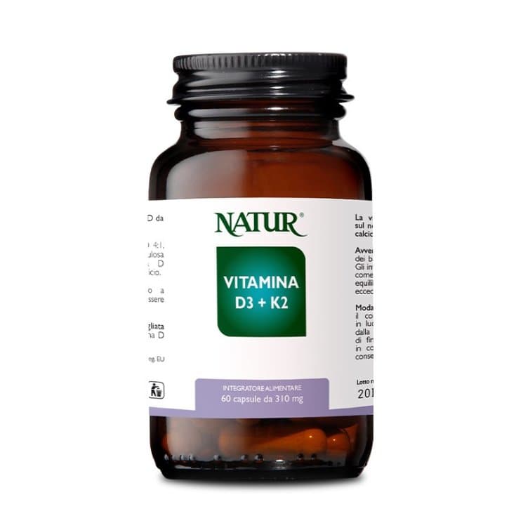 Vitamin D3+K2 Natur – 60 Kapseln