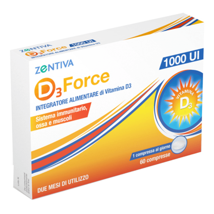 Zentiva D3 Force 1000 I.E. – 60 Tabletten